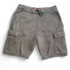 Men's Gray Cargo Sweat Shorts. XS